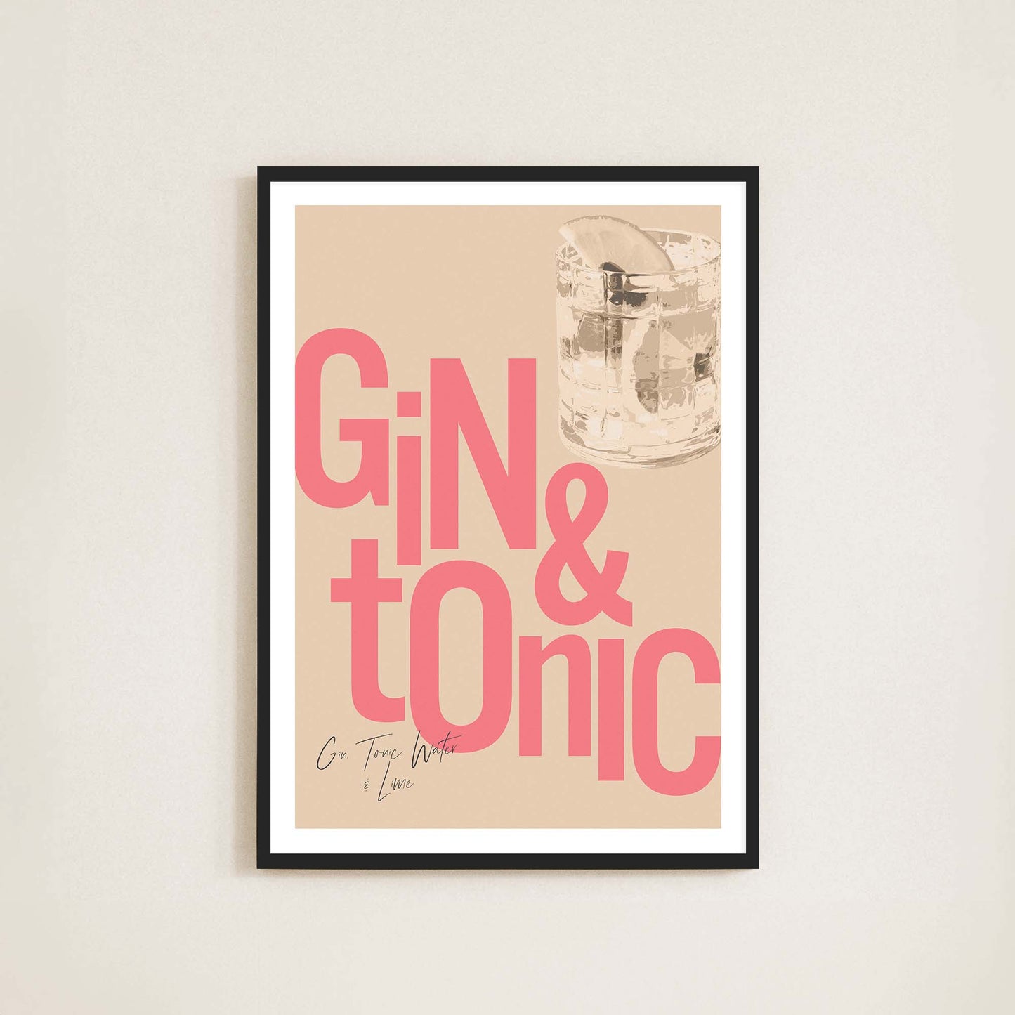 Gin & Tonic Print - Frame & Sugar