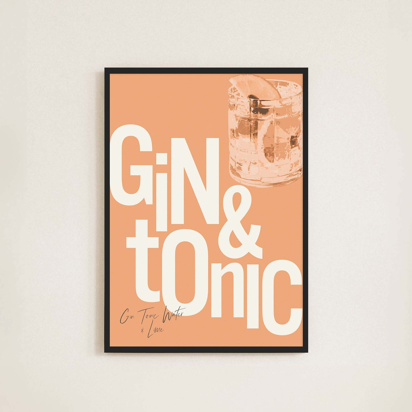 Gin & Tonic Print - Frame & Sugar