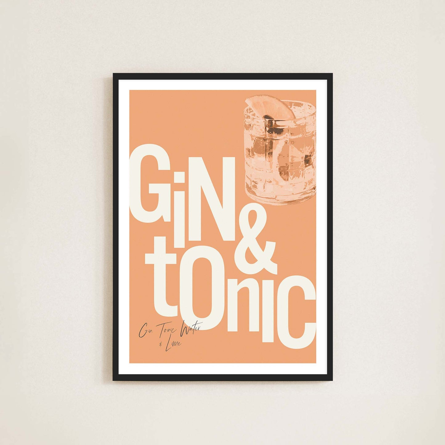 Gin & Tonic Print - Frame & Sugar