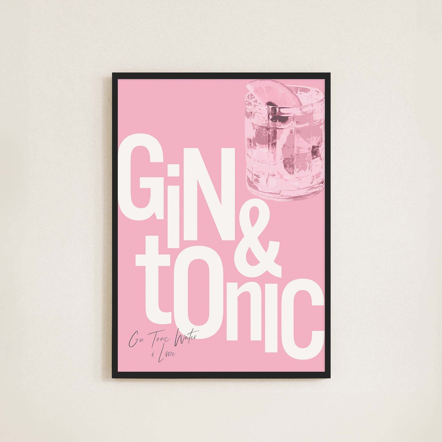 Gin & Tonic Print - Frame & Sugar