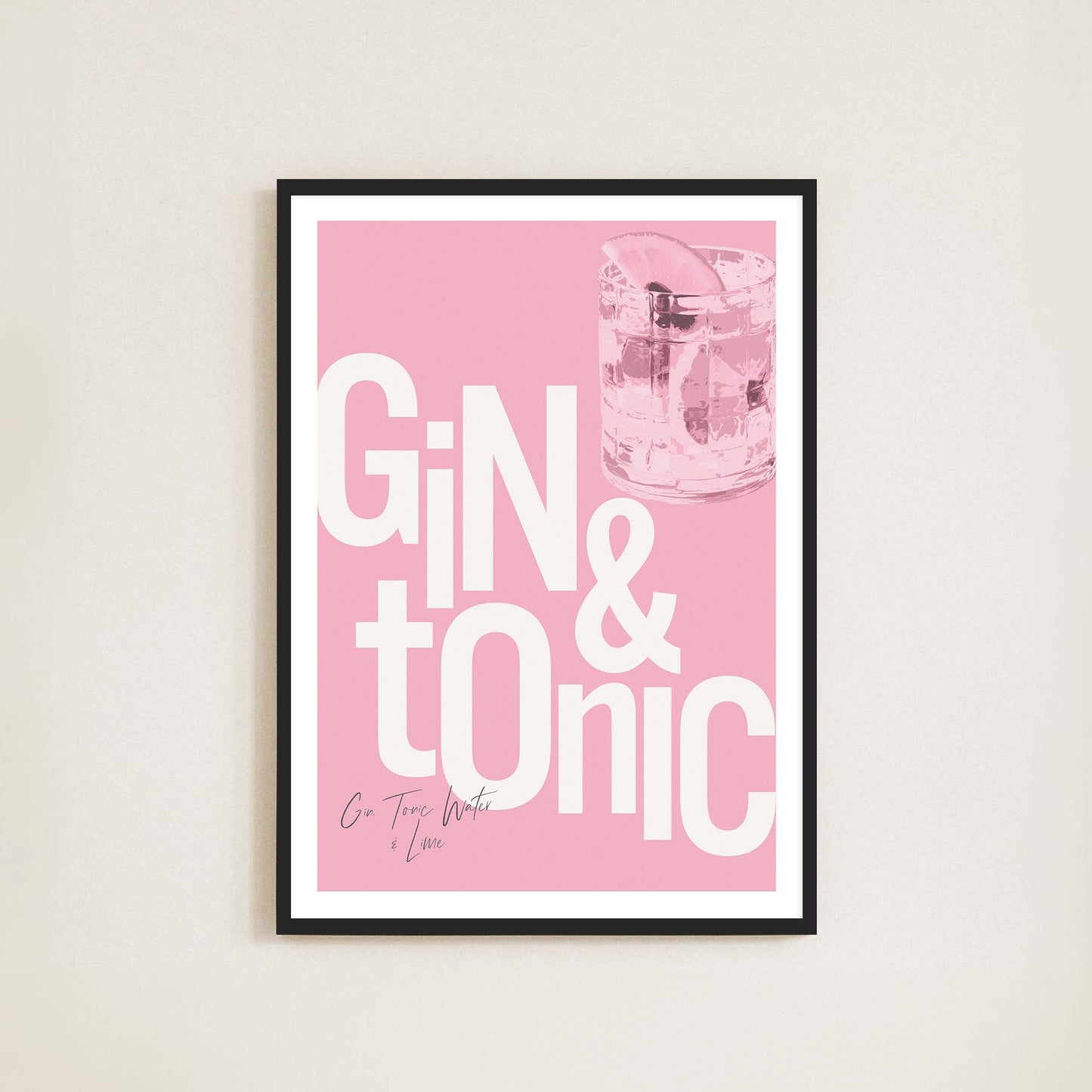 Gin & Tonic Print - Frame & Sugar