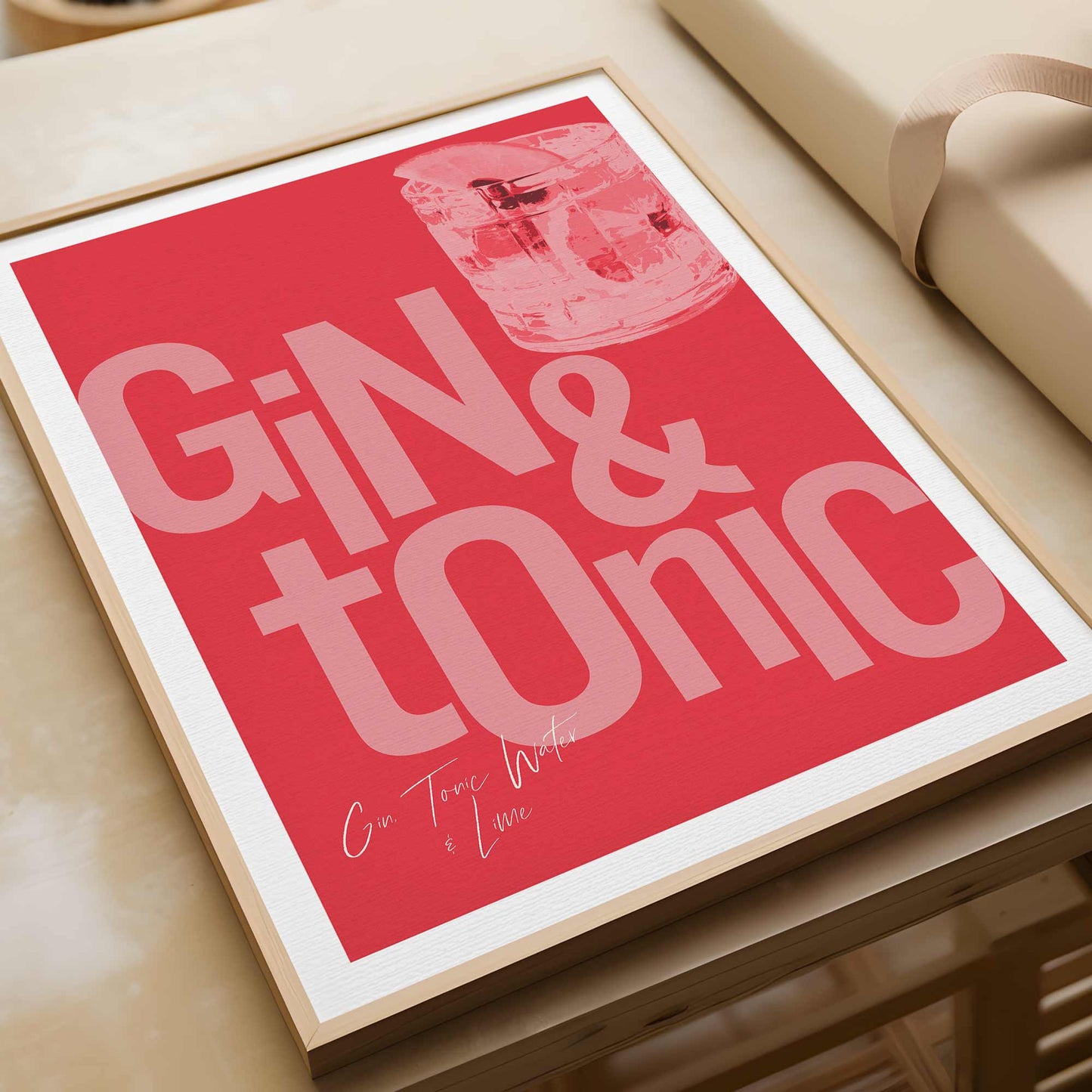 Gin & Tonic Print - Frame & Sugar