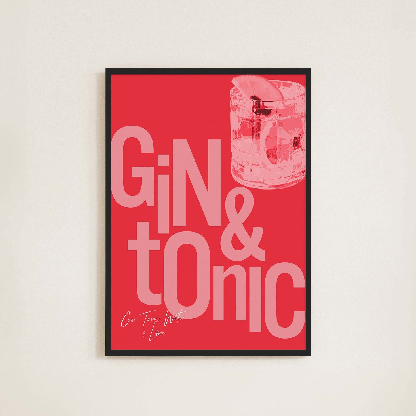 Gin & Tonic Print - Frame & Sugar