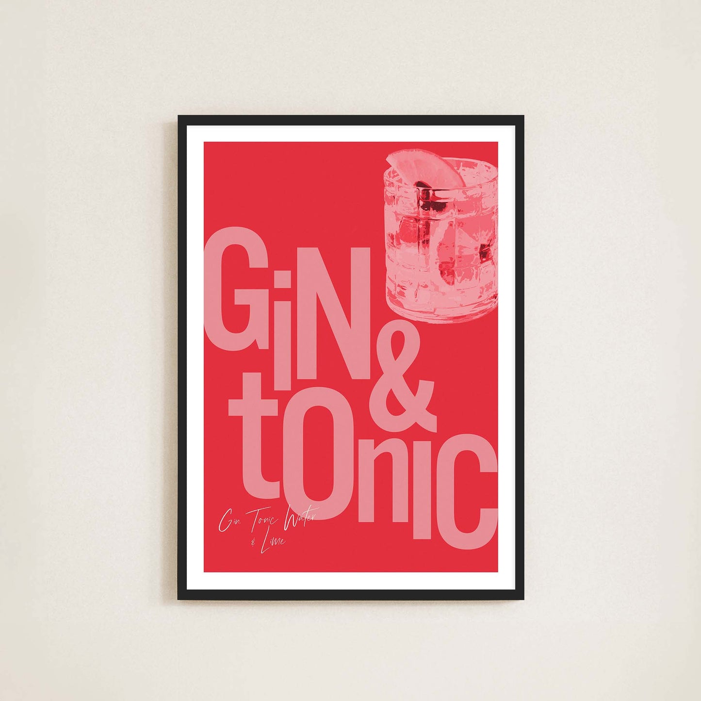 Gin & Tonic Print - Frame & Sugar