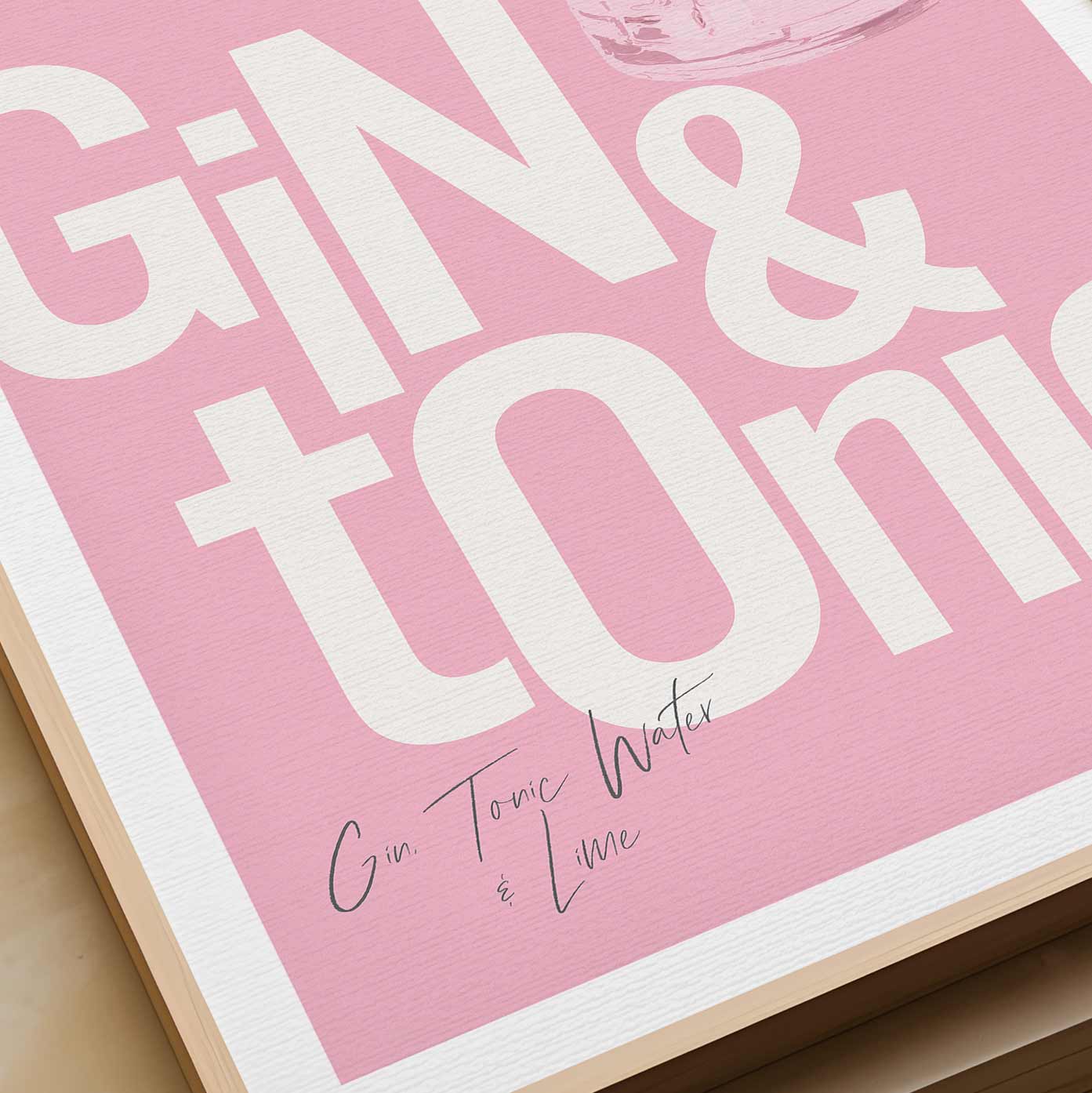 Gin & Tonic Print - Frame & Sugar