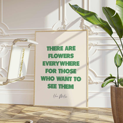 Matisse Quote Print - Frame & Sugar