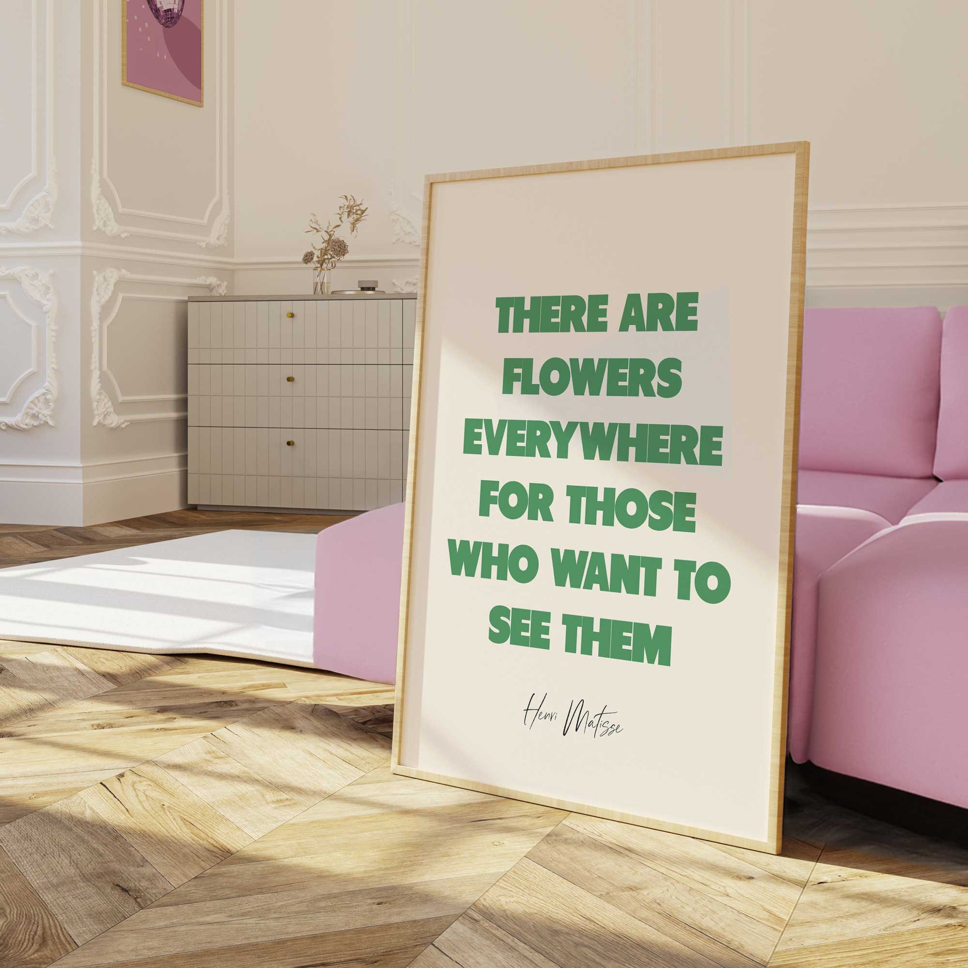 Matisse Quote Print - Frame & Sugar