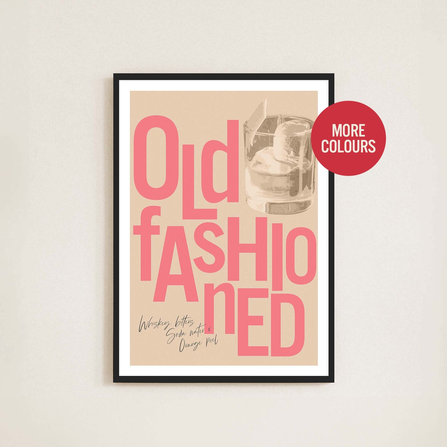 Old Fashioned Print - Frame & Sugar