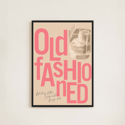 Old Fashioned Print - Frame & Sugar