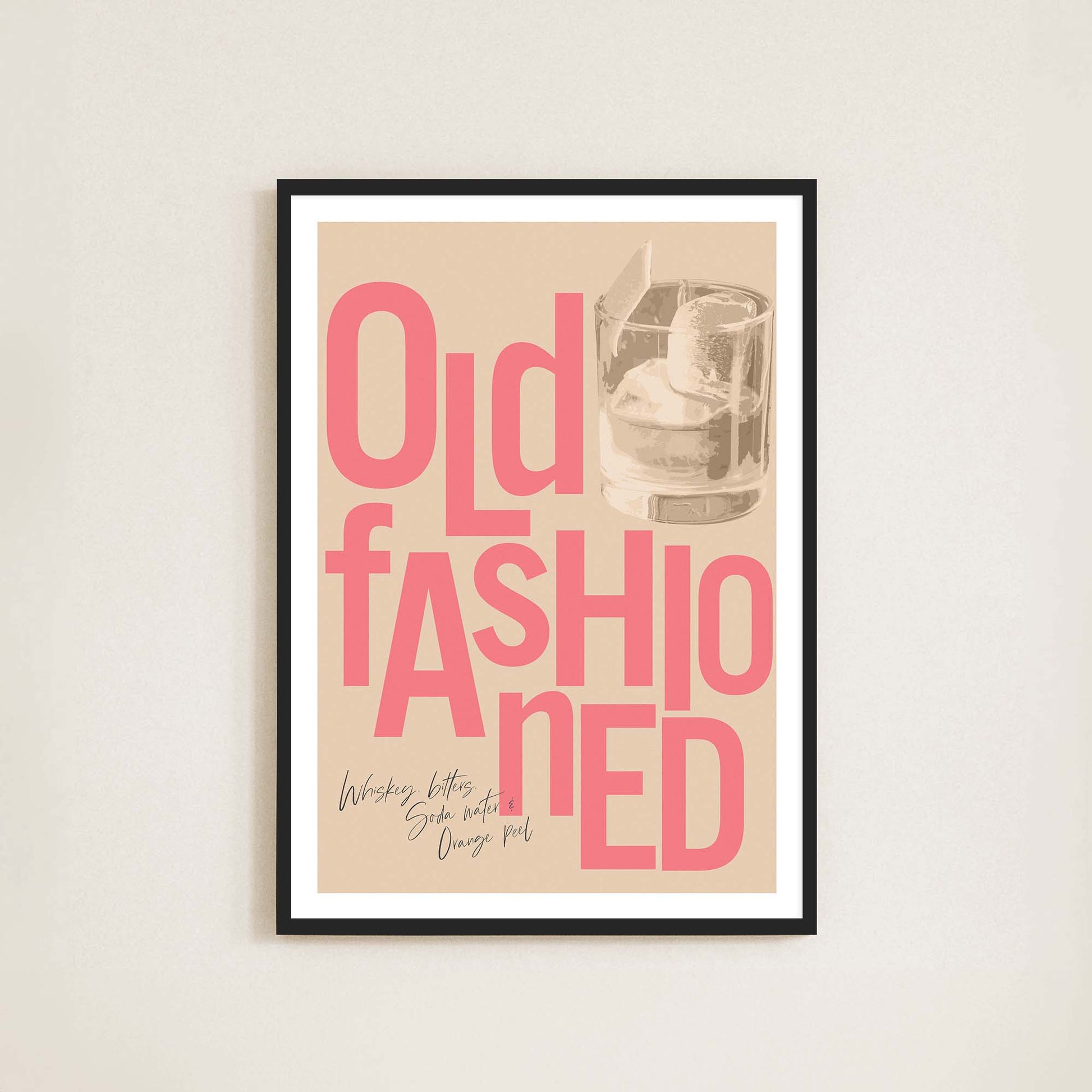 Old Fashioned Print - Frame & Sugar