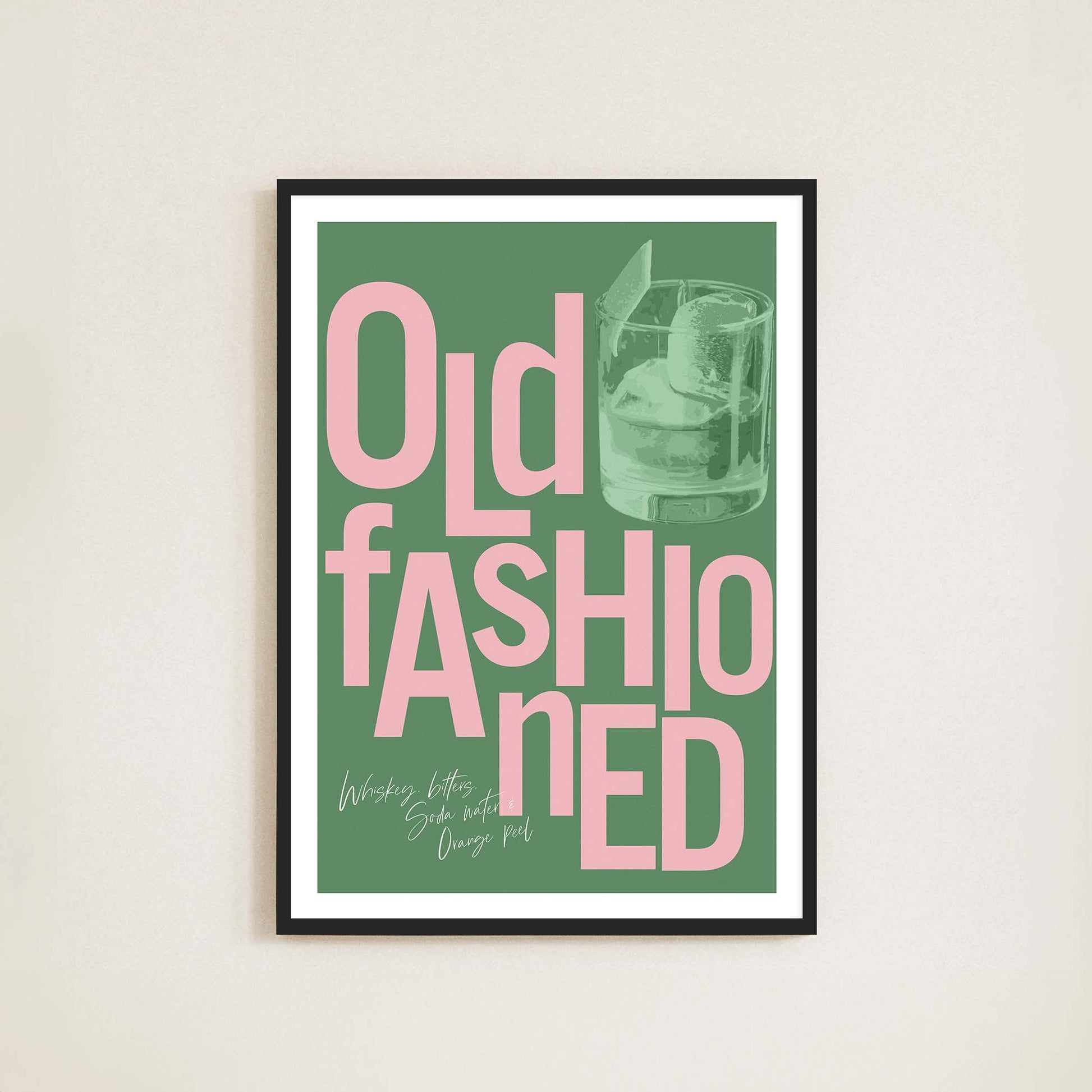 Old Fashioned Print - Frame & Sugar