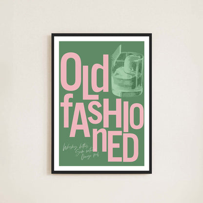 Old Fashioned Print - Frame & Sugar