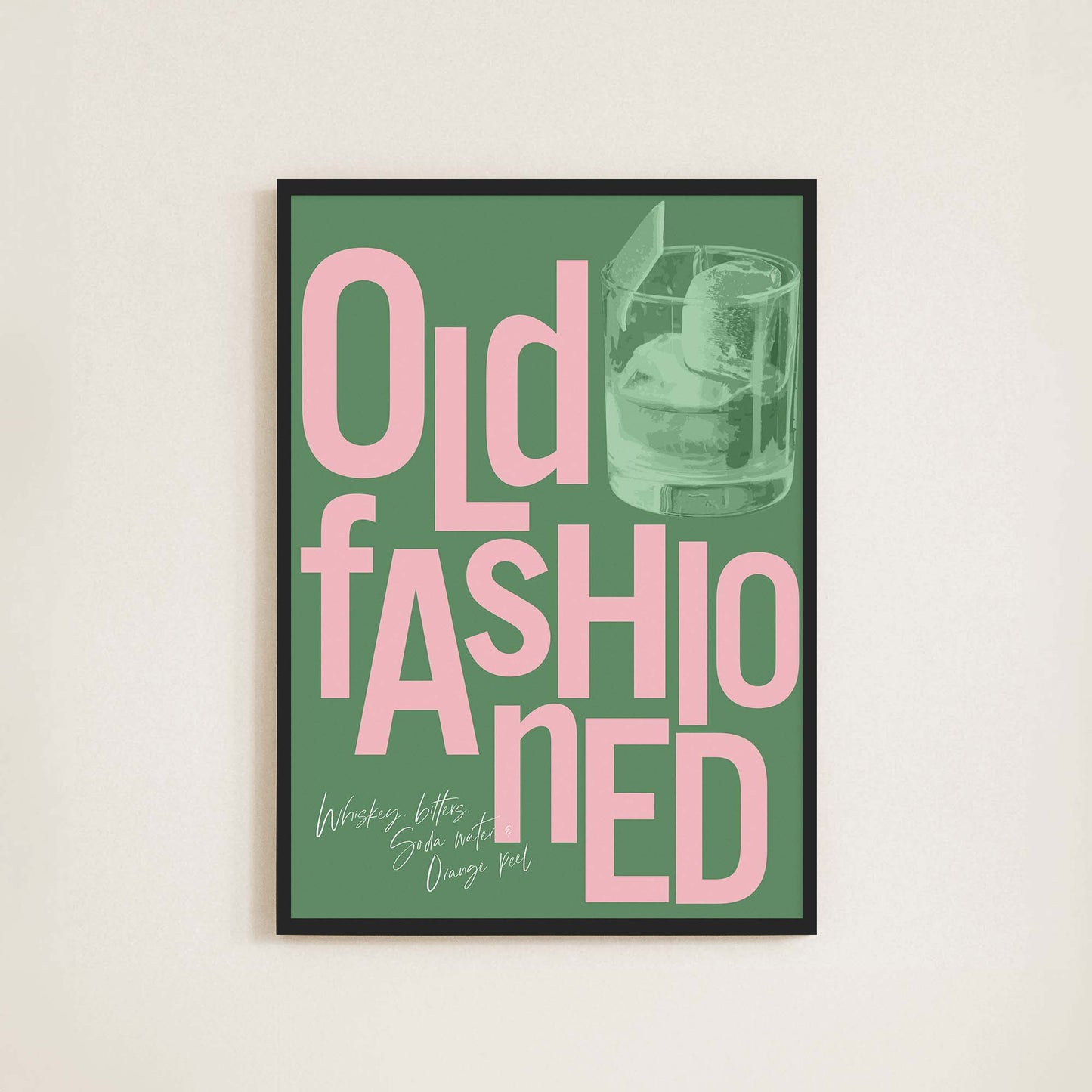 Old Fashioned Print - Frame & Sugar