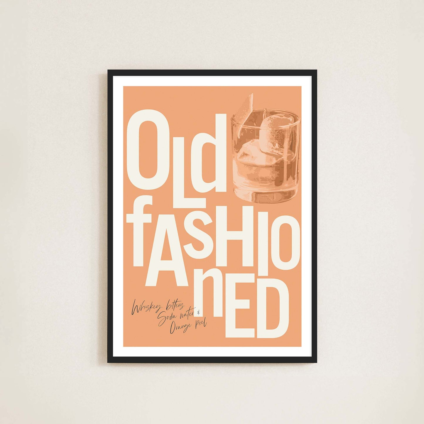 Old Fashioned Print - Frame & Sugar