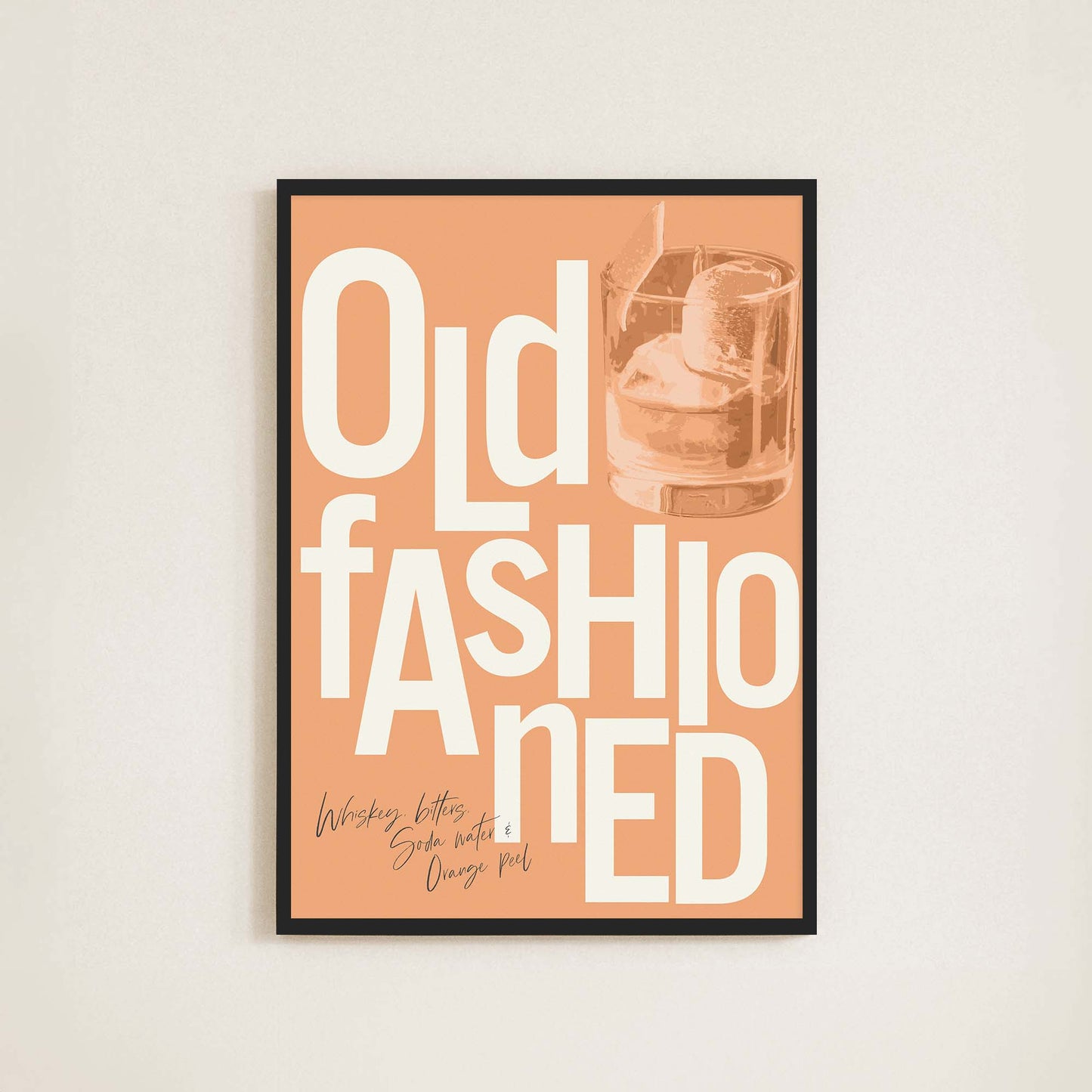 Old Fashioned Print - Frame & Sugar