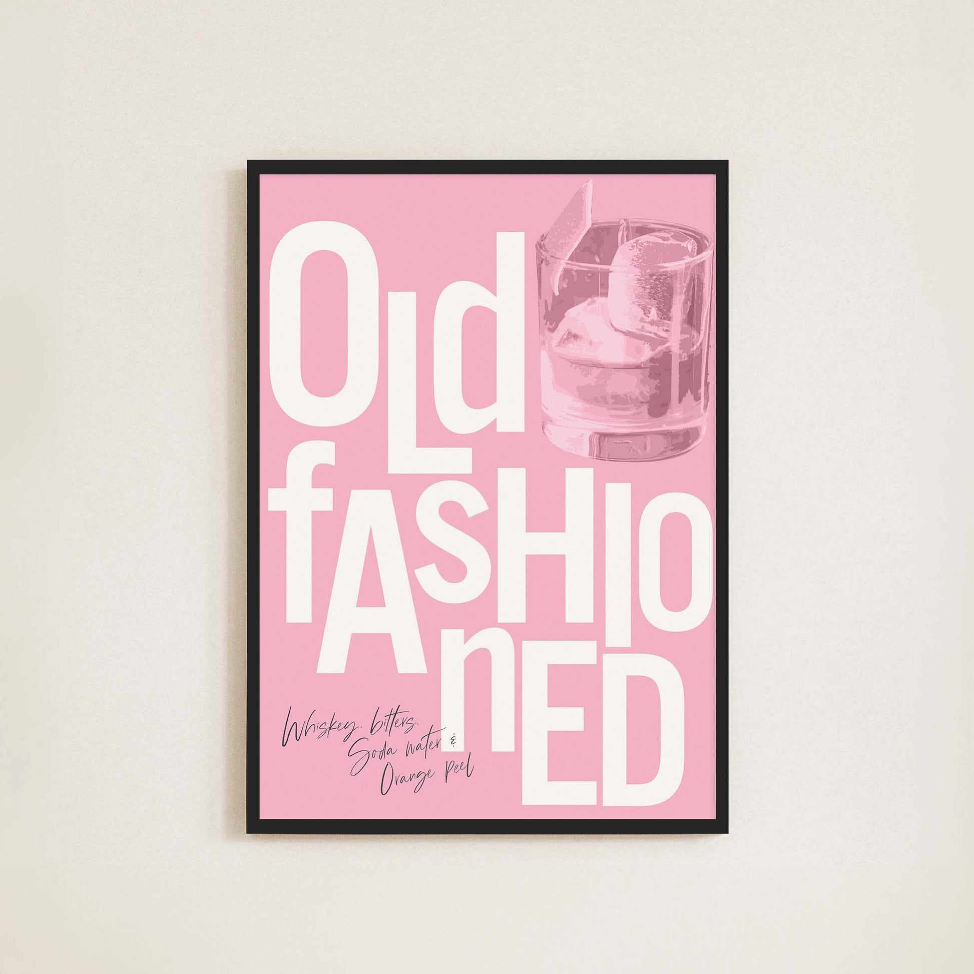 Old Fashioned Print - Frame & Sugar