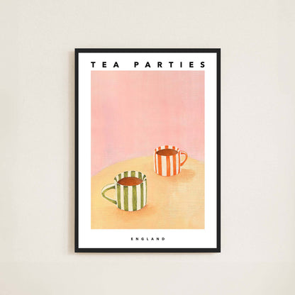 Tea Parties Painting Print