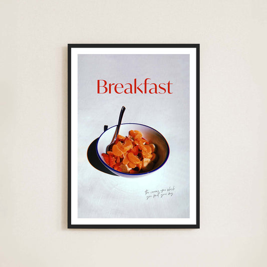 Breakfast Print - Frame & Sugar