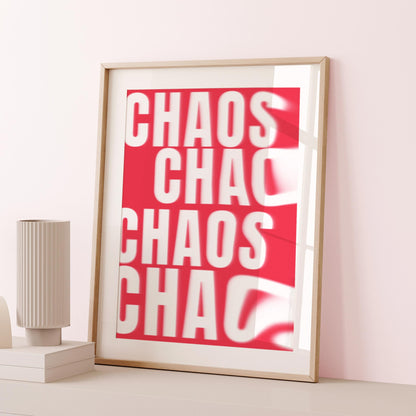 Chaos Wall Print