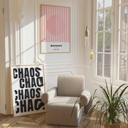 Chaos Wall Print - Frame & Sugar