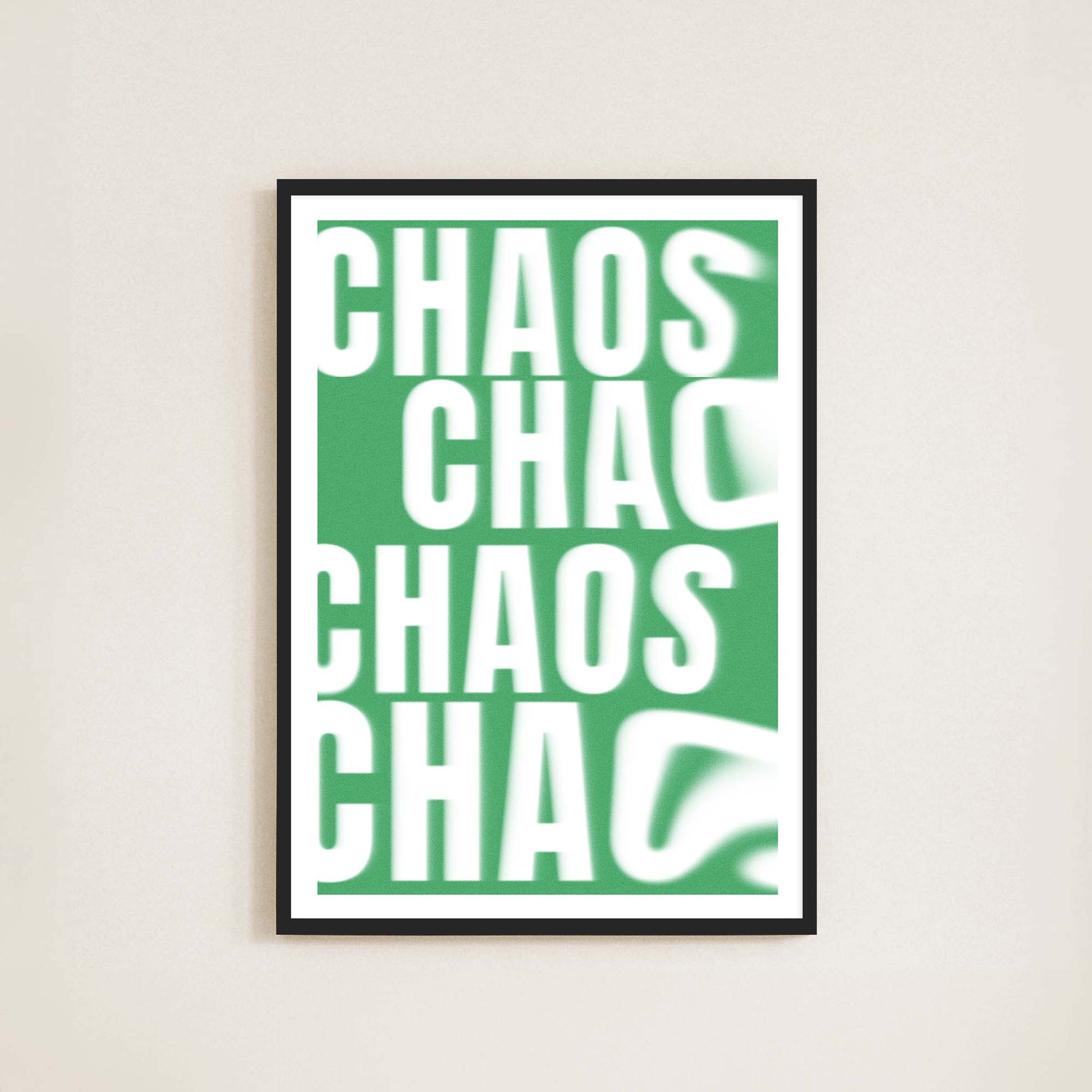 Chaos Wall Print - Frame & Sugar