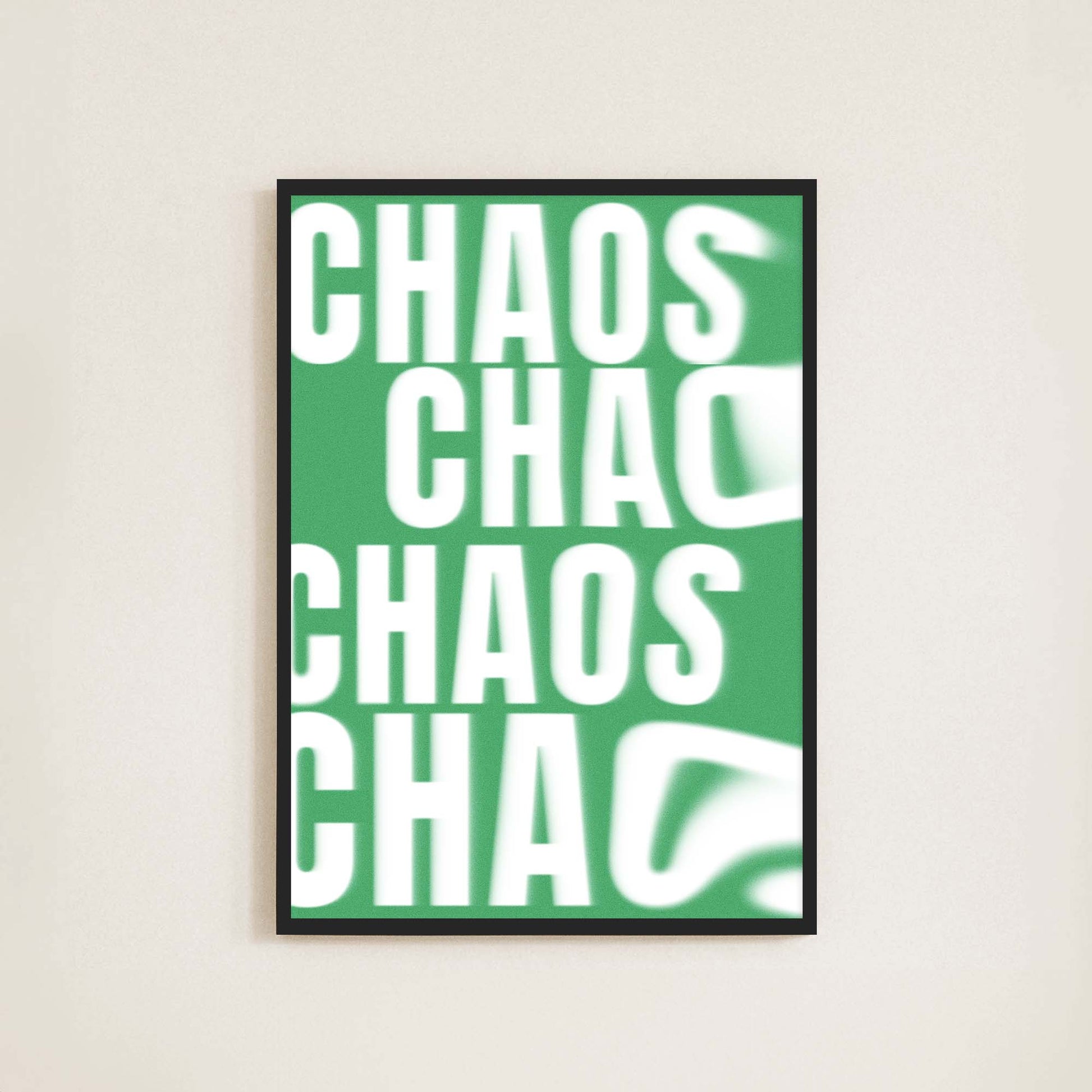 Chaos Wall Print - Frame & Sugar