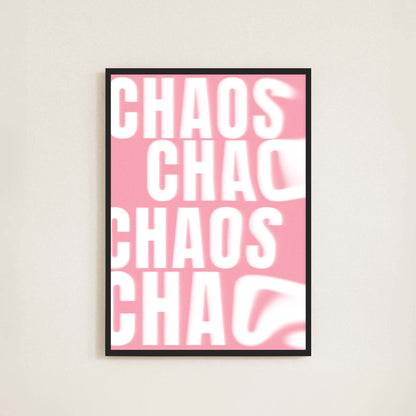 Chaos Wall Print - Frame & Sugar