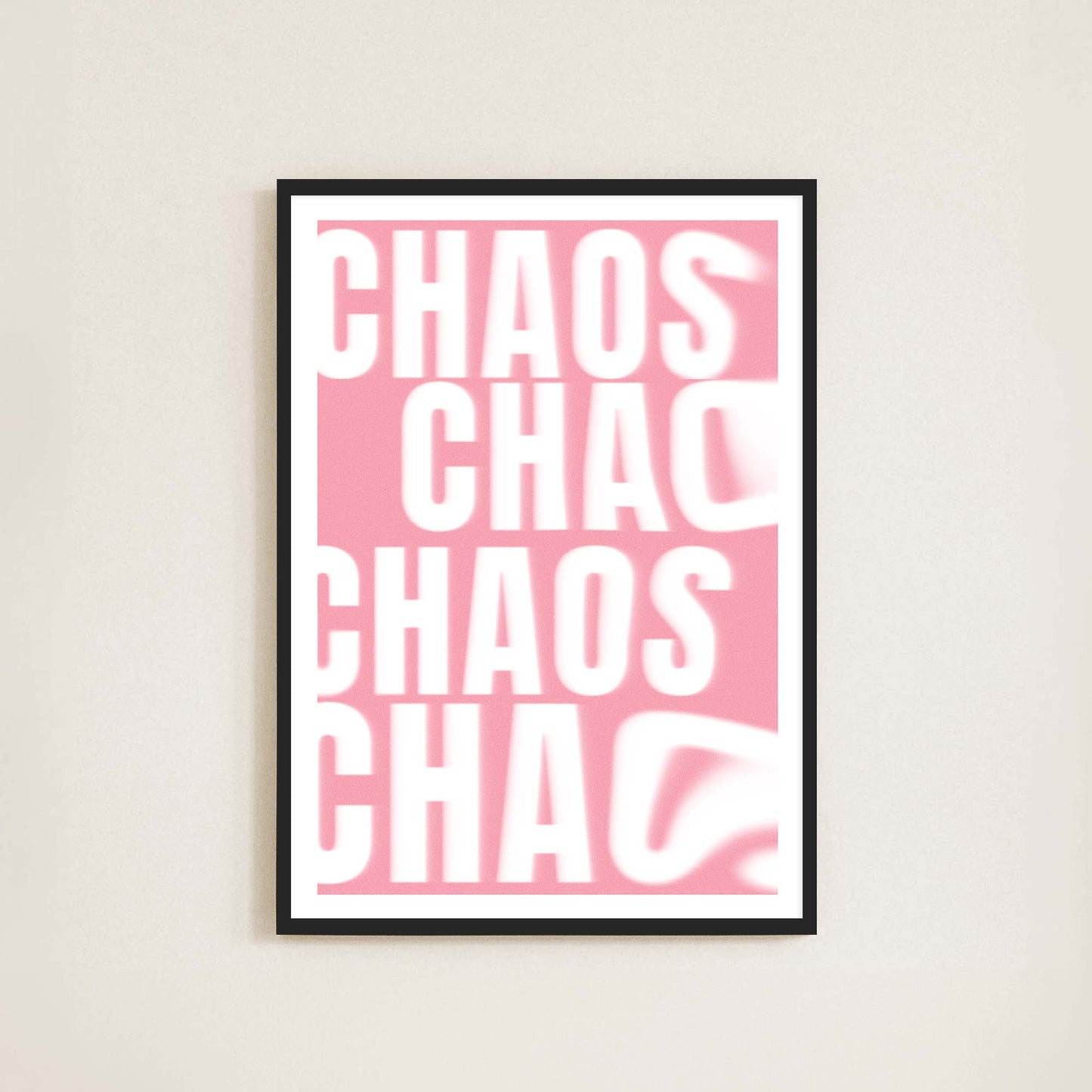 Chaos Wall Print - Frame & Sugar