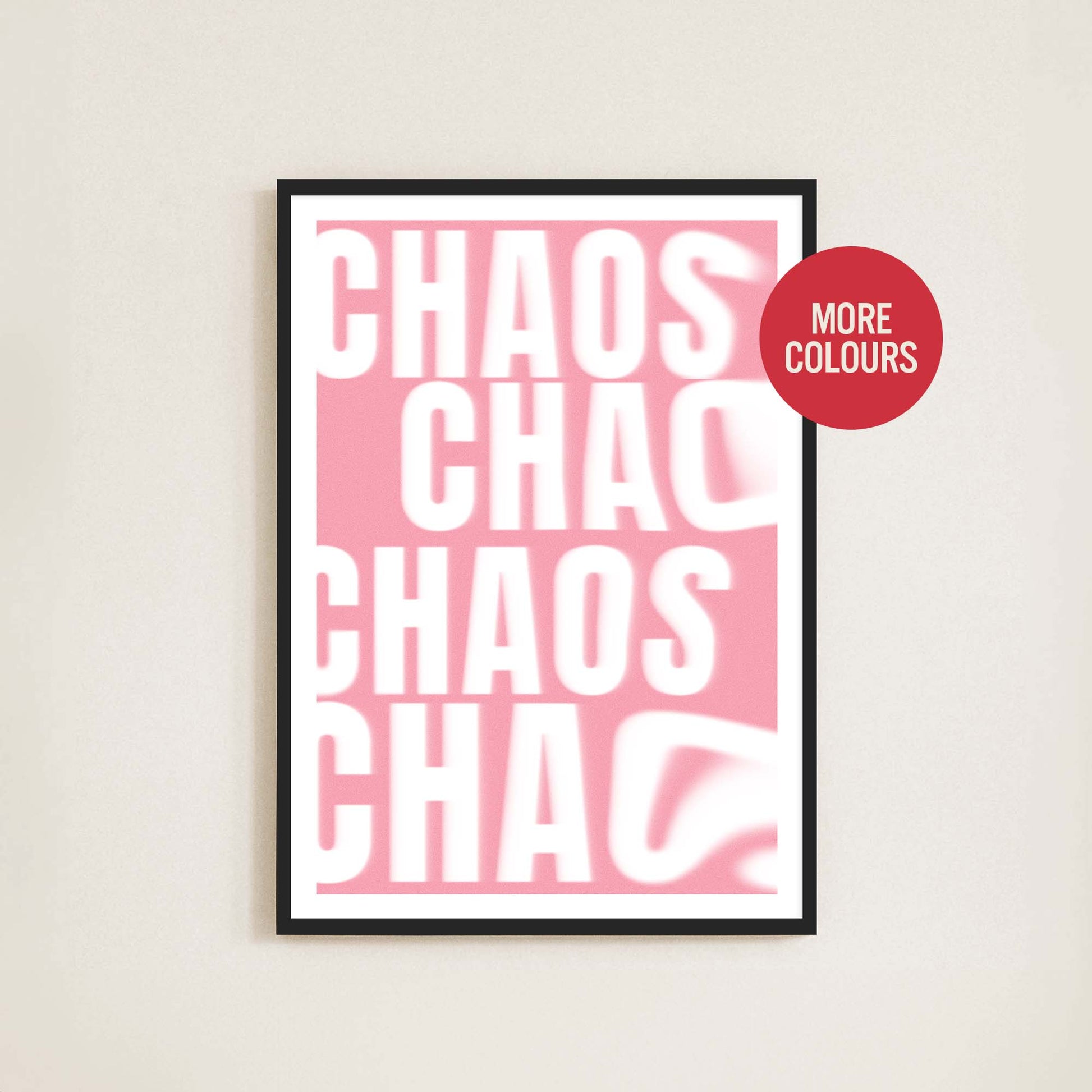 Chaos Wall Print - Frame & Sugar