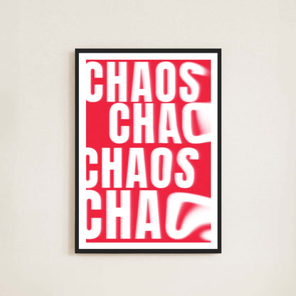 Chaos Wall Print - Frame & Sugar