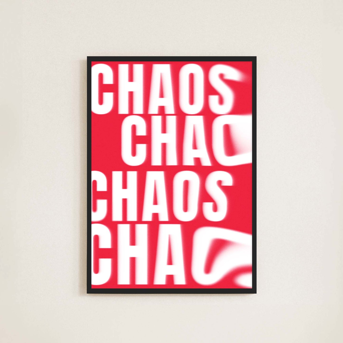 Chaos Wall Print - Frame & Sugar