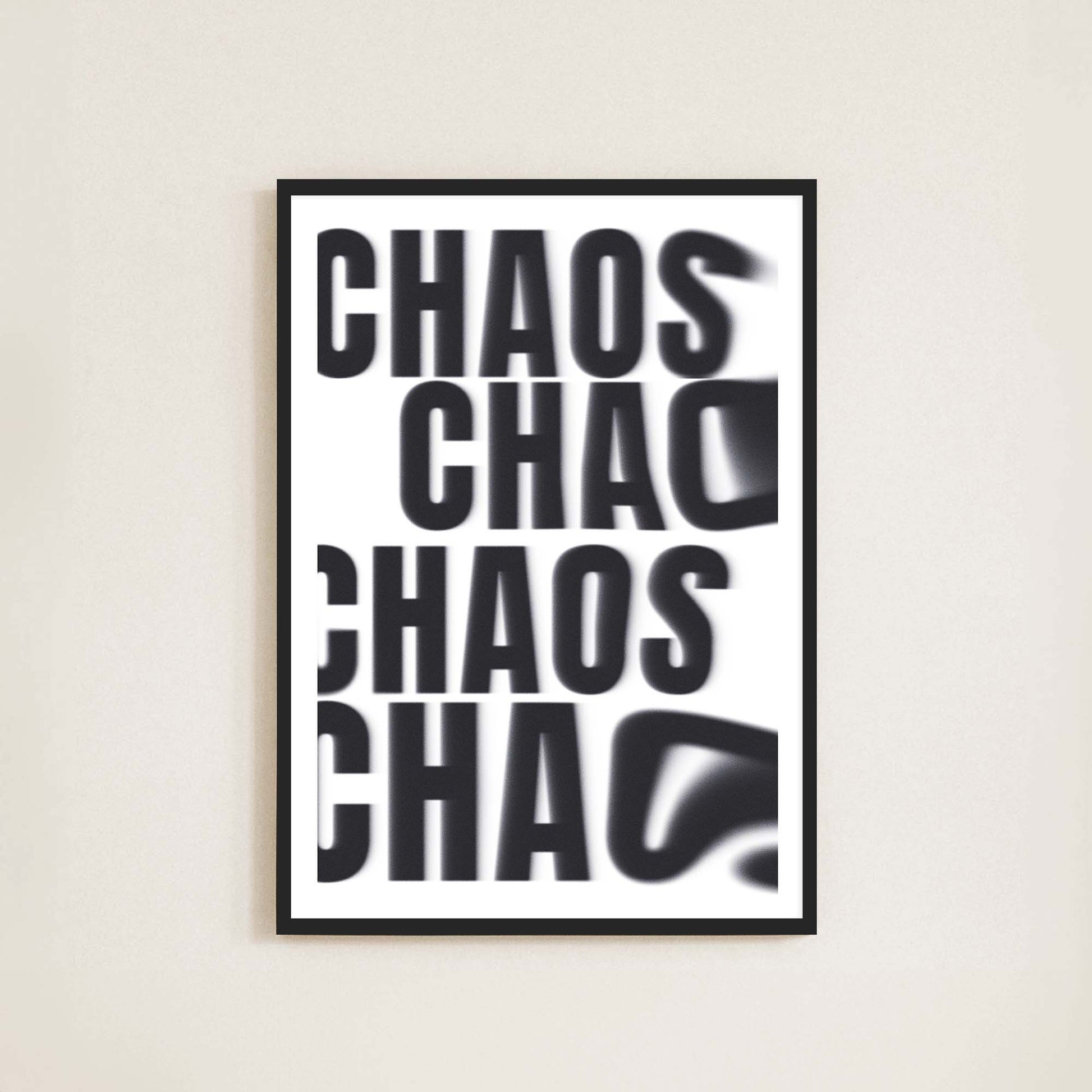 Chaos Wall Print - Frame & Sugar