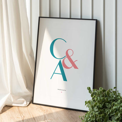 Personalised Initials Print