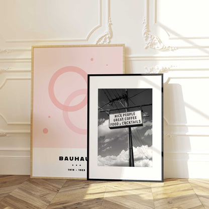 Bauhaus Circles Print