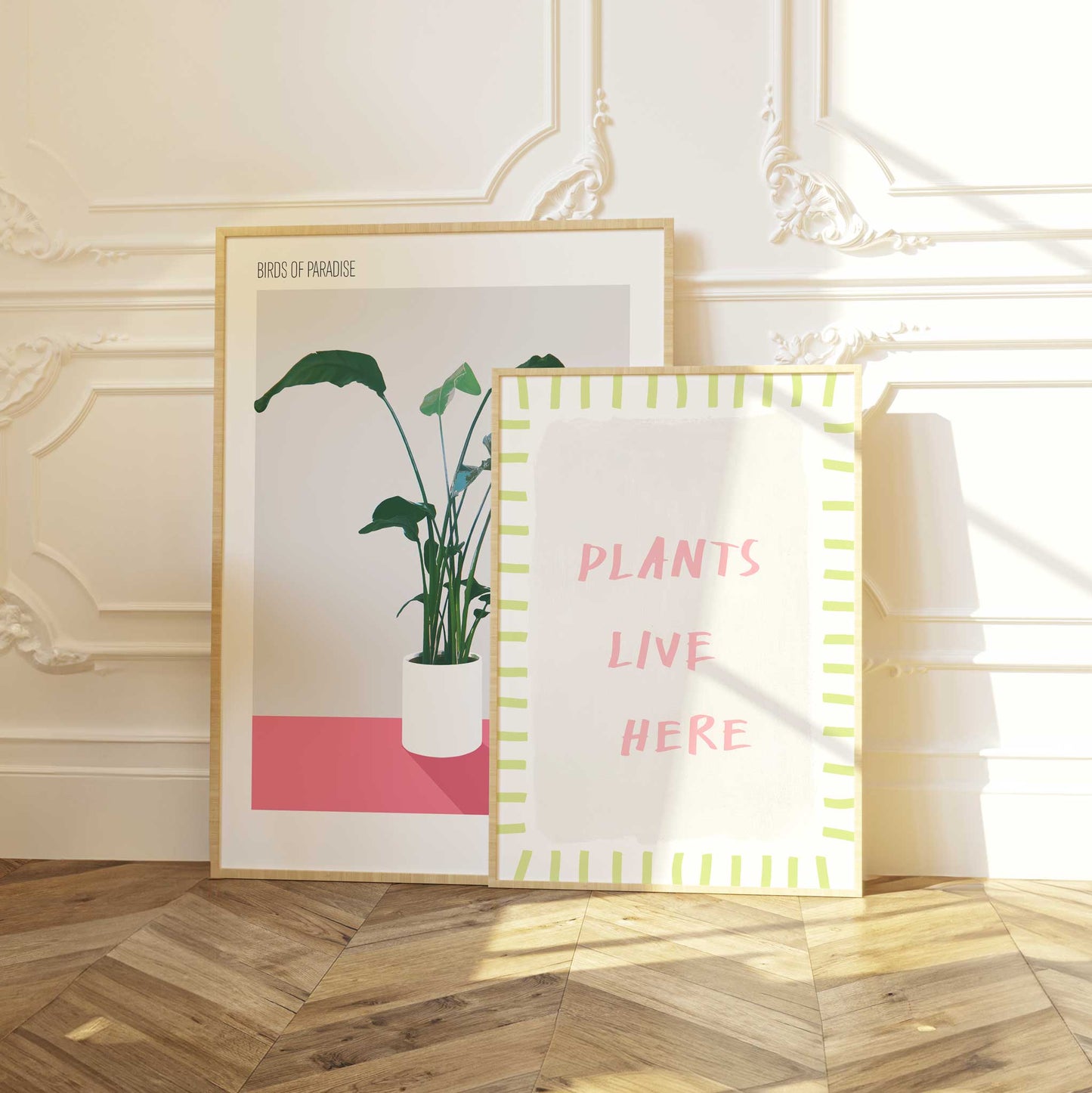 Plants Live Here Print